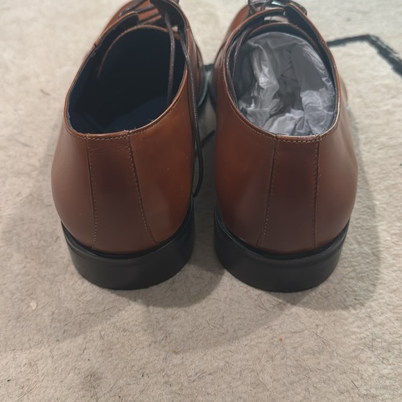 Steve Madden Hoyt Classic Tan Leather Men's Dress Shoes Size 13 - Picture 4 of 5